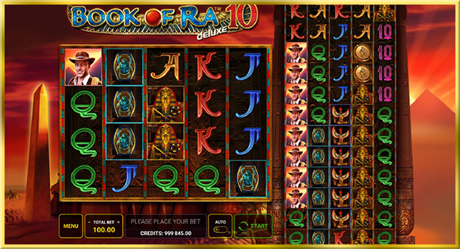 Book Of Ra Deluxe Slot  Free Online Play By Novomatic